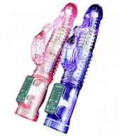 Vibrador con estimulador de clítoris